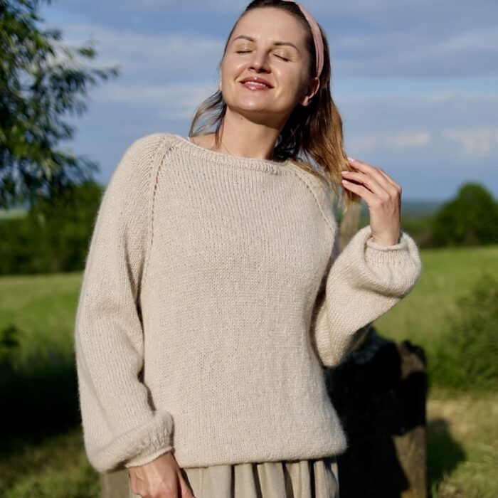 Sweter "Kaszmirowa chmurka"